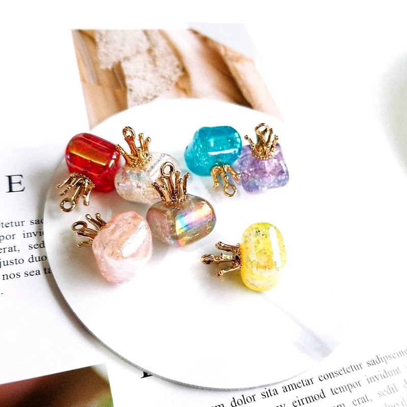 European crown dream temperament 7 - color handmade DIY material jewelry earrings pendant wholesale | Украшения и аксессуары
