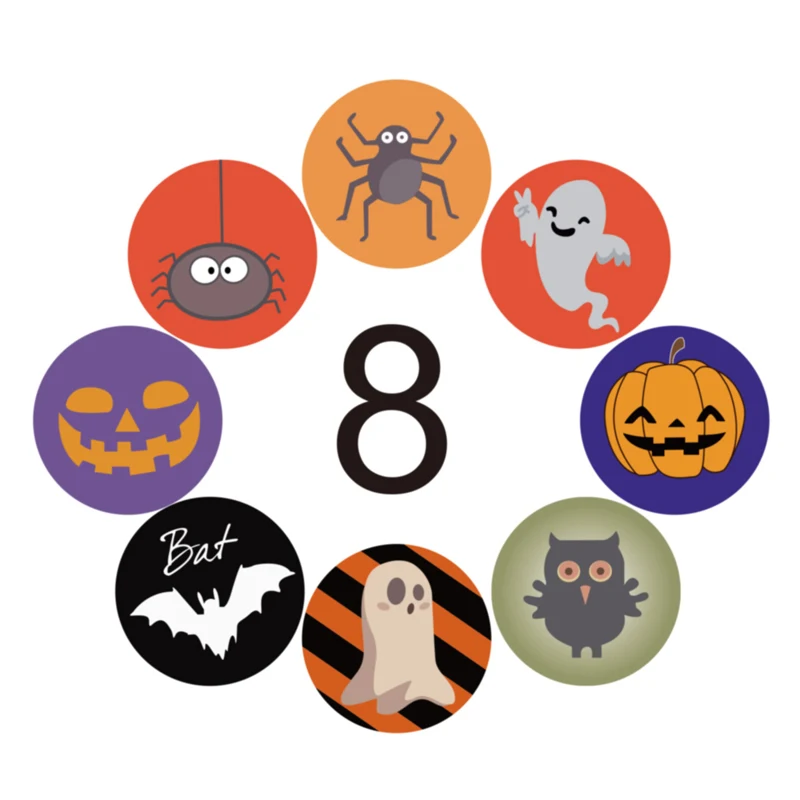 

Kawaii Halloween Reward Stickers Teachers 1 Inch Encouragement Sticker For Kids Animals Motivational Labels Students Praise