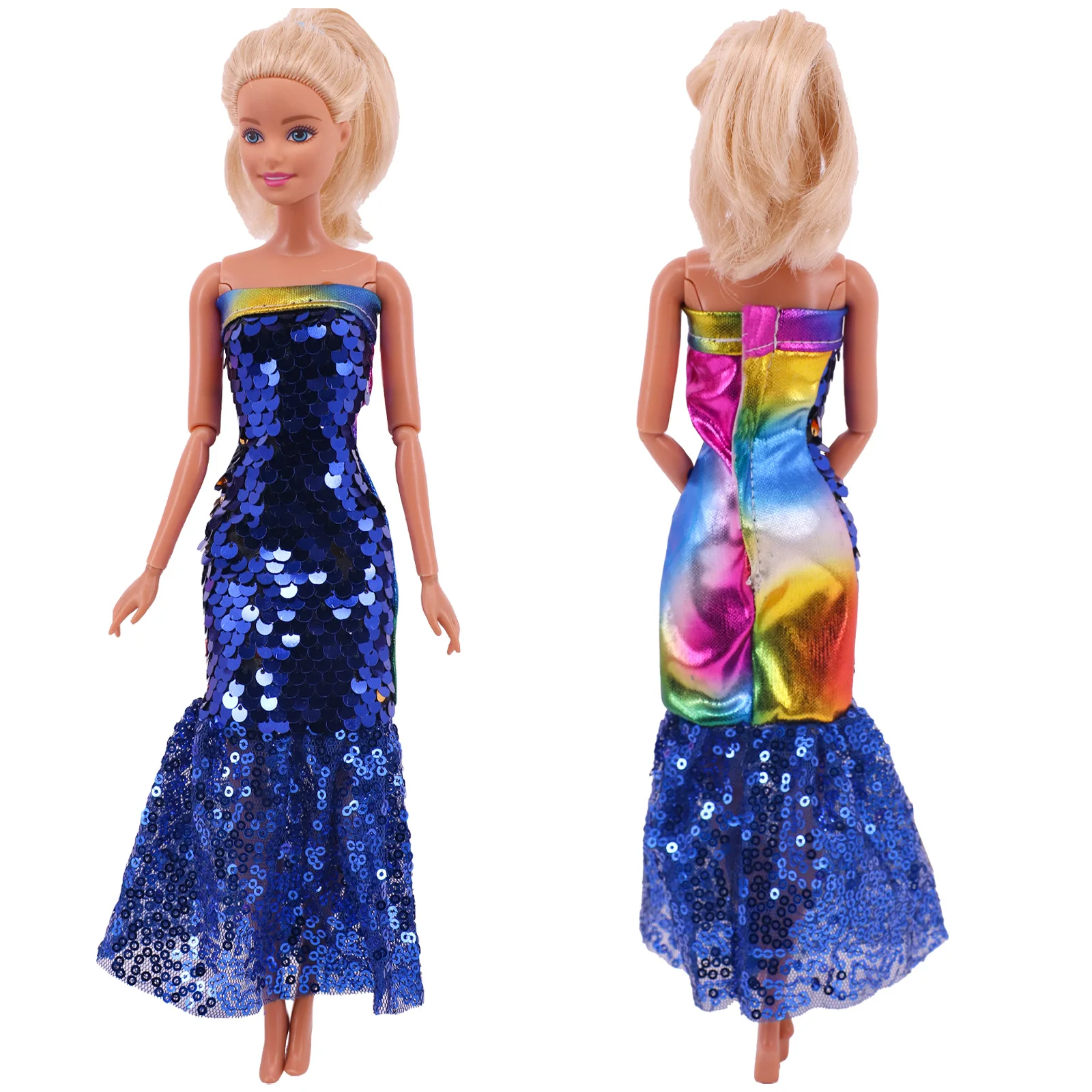 Набор аксессуаров для кукол вечернего платья для 11,5-дюймовых Барби, 30 см Блайт и 1/6 BJD игрушек для школы и учебной мебели.