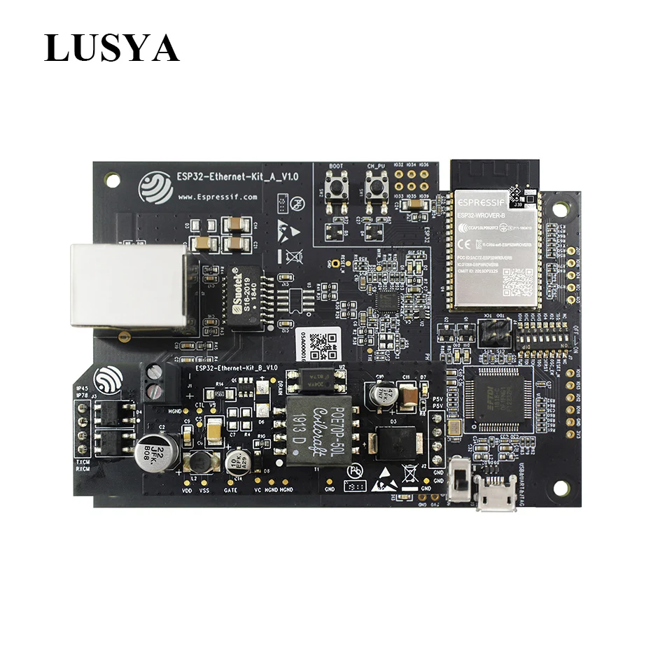 LUSYA ESP32-Ethernet-Kit Ethernet к Wi-Fi макетная плата 802.11b/g/n JTAG debug T0883 | Компьютеры и офис