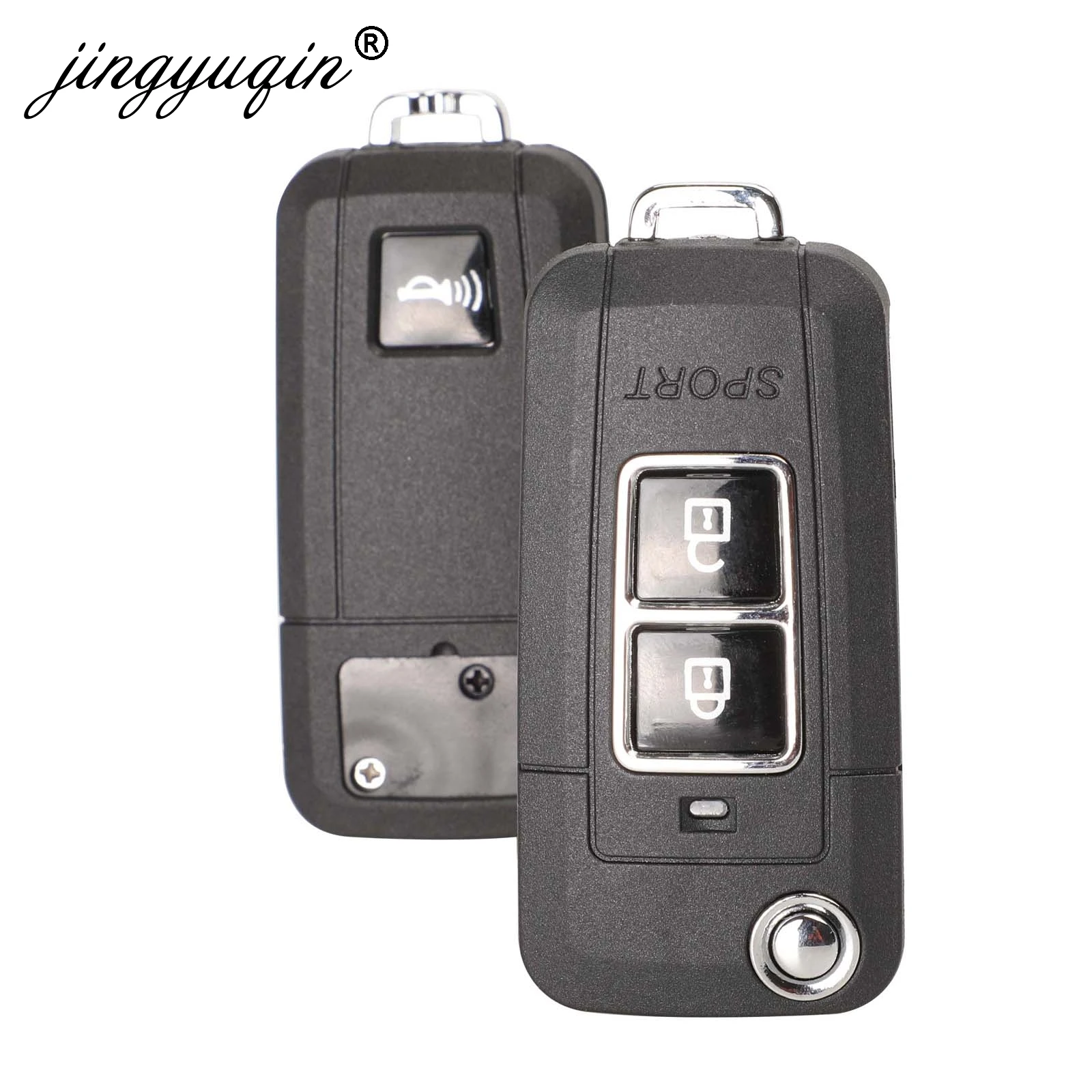 Чехол для ключа jingyuqin 2/3B HYUNDAI Tucson Old Elantra 2003 Santa Fe/NF Eagle townan без держателя