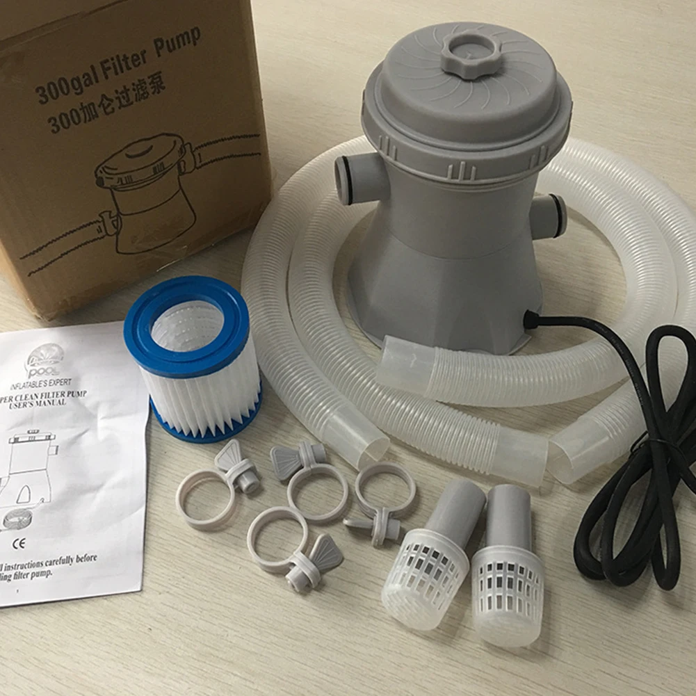

Swimming Pool Clean water Large Pool Filter Household Pool Electric Filter Pump Cleaner Removable Filter Core Circulation Pump