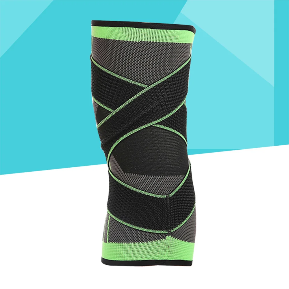 

Knee Sleeve with Adjustable Strap for Pain Relief Knee Support for Running Basketball or Other Exercises - Size