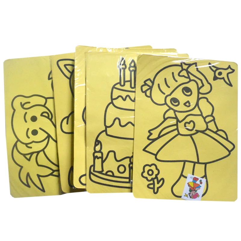 20 см Рисунок песка игрушки для рисования дети Сделай Сам цветной художественный