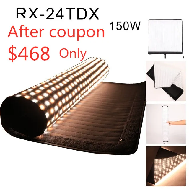 Гибкий светодиодный фотосветильник Falcon Eye 150 Вт портативный светильник для фото и