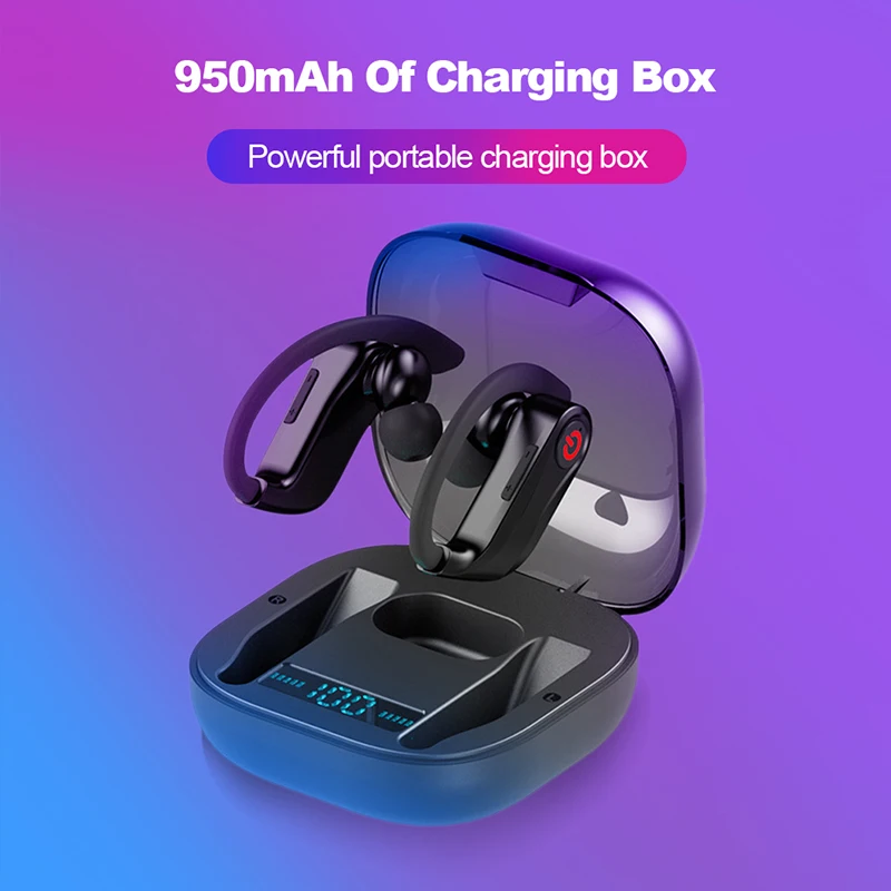 Hi Fi Беспроводные наушники с ушным крючком Bluetooth для OUKITEL K12 C15 C17 Pro микрофоном Eaarbuds