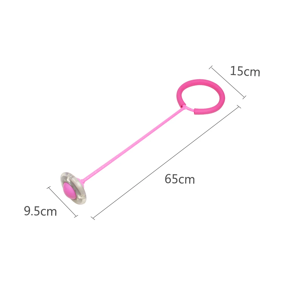 Веселые прыгающие мячи одна ступня мигающий мячик скакалки спортивные