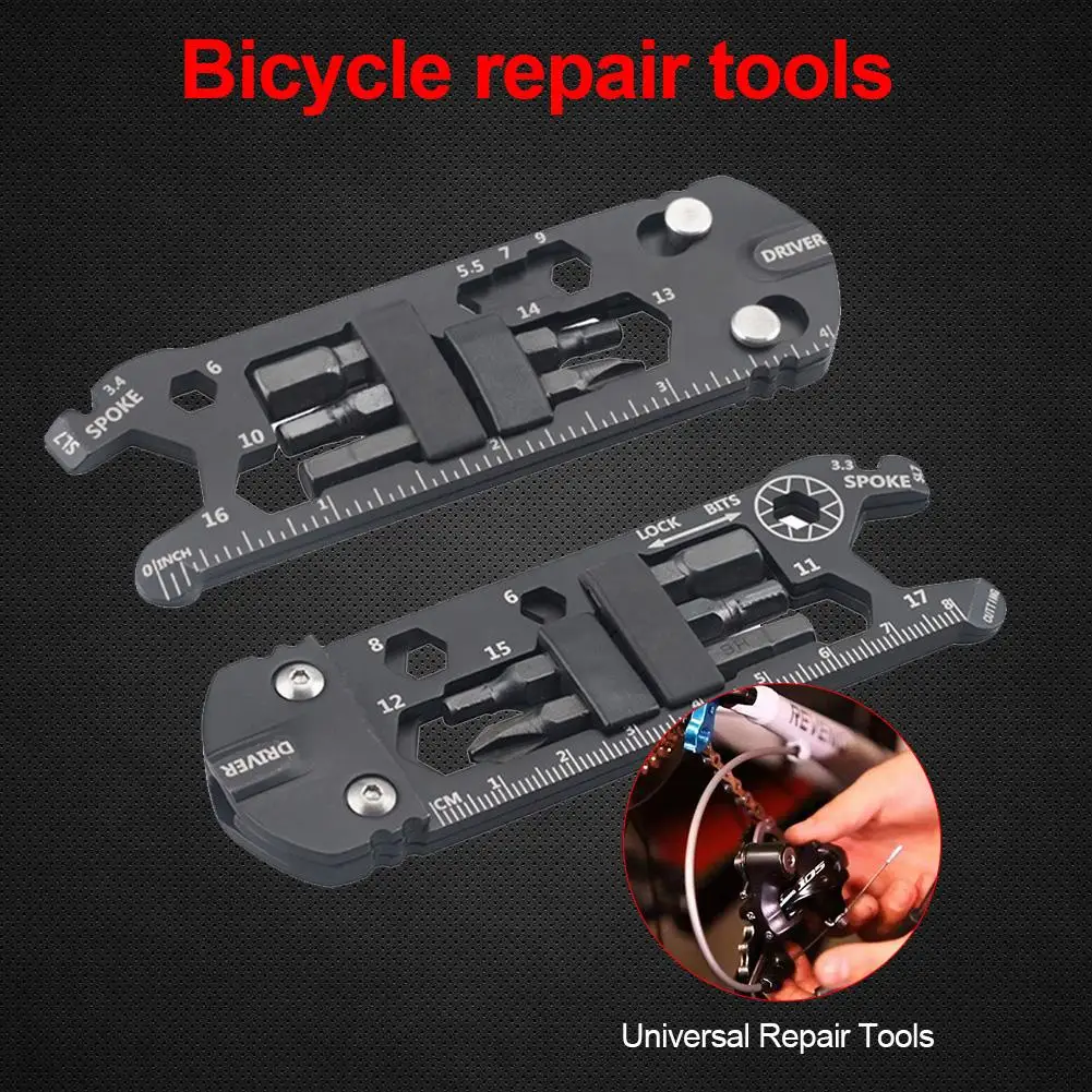

Multifunctional Bicycle Repair Tools Set Stainless Steel EDC Screwdriver Household Hardware Tools Set Bicycle Repair Tools