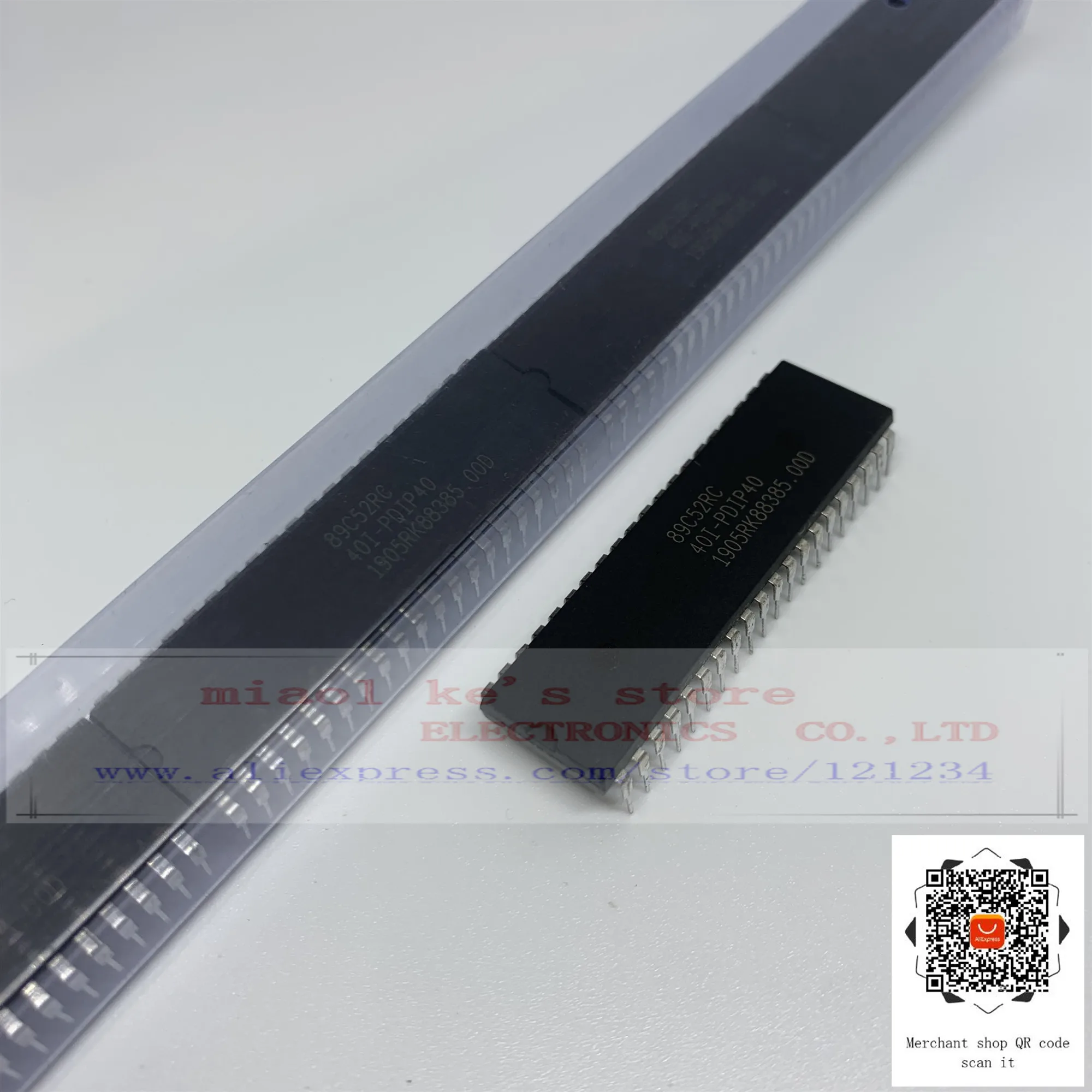 

[5pcs]100%New original; STC89C52RC-40I-PDIP40 STC89C52RC STC89C52 40I-PDIP40 - Enhanced 80C51 Central Processing Unit
