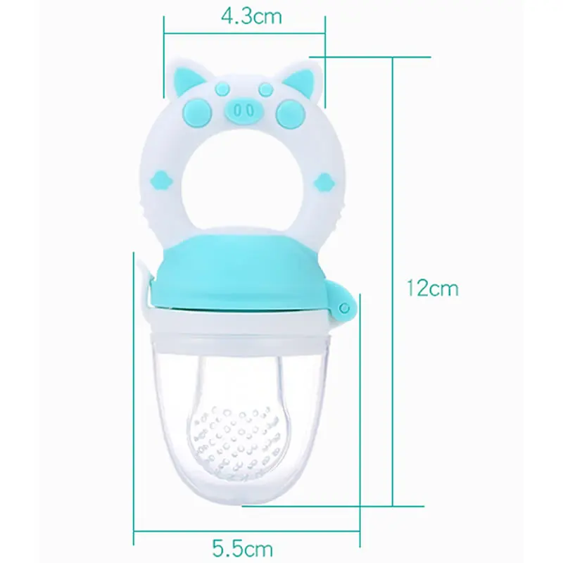 

Newborn Baby Fresh Food Feeder Trainning to Eat Fruit Grinding Stick Baby 3-12 Months Supplementary Food Bag Teether