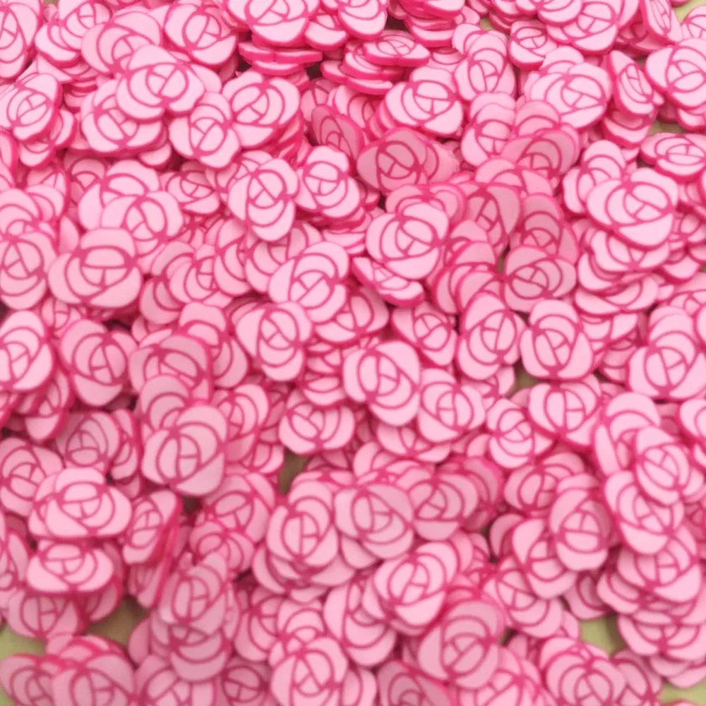 50 г Роза из полимерной глины с цветочным узором Ярко-глина посыпка для ремесел