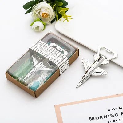 50pcs/lot Silver Air Plane Airplane Shape Wine Beer Bottle Opener Metal Openers For Wedding Party Gift Favors
50pcs/lot Silver Air Plane Airplane Shape Wine Beer Bottle Opener Metal Openers For Wedding Party Gift Favors