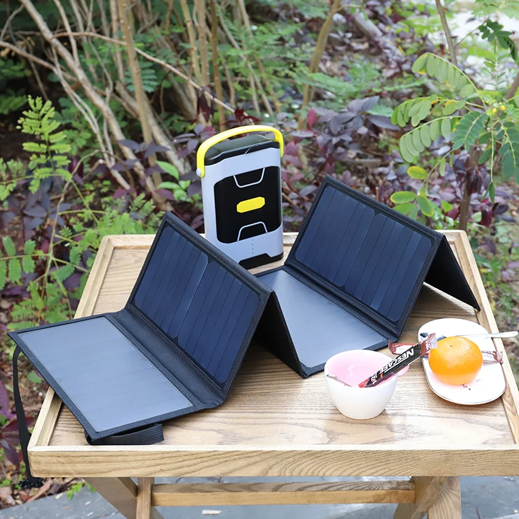 Высокоэффективная складная солнечная панель с зарядным устройством мощностью 40