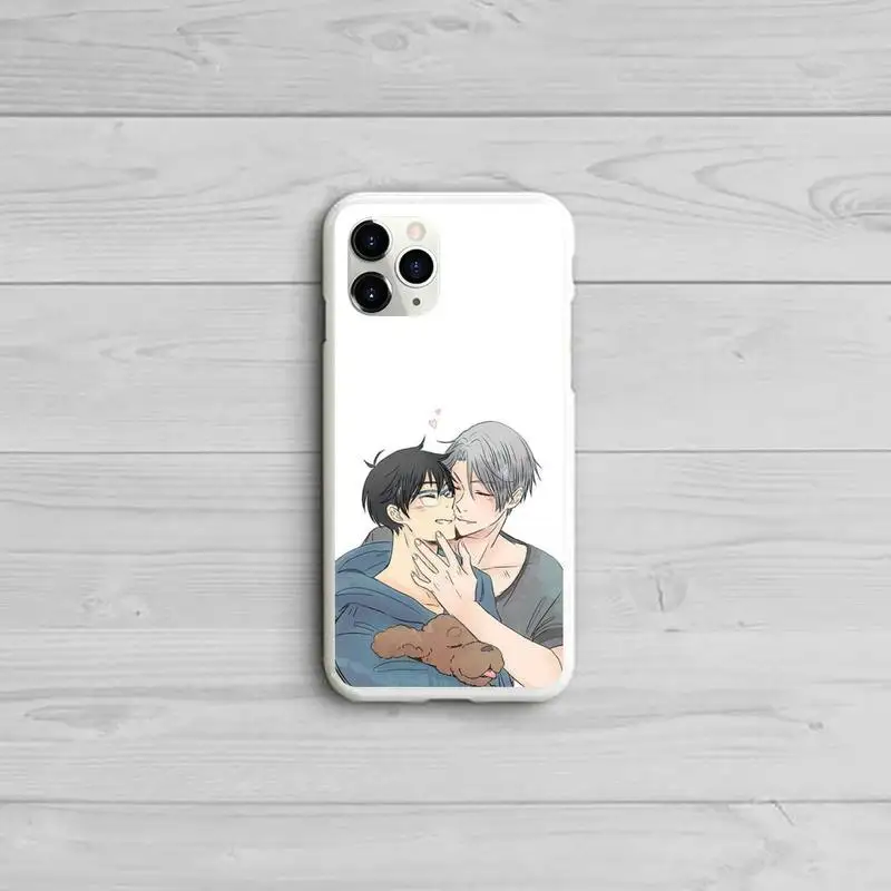 

yuri on ice Phone Case Candy Color White for iPhone 11 pro XS MAX 8 7 6 6S Plus X 5S SE 2020 XR