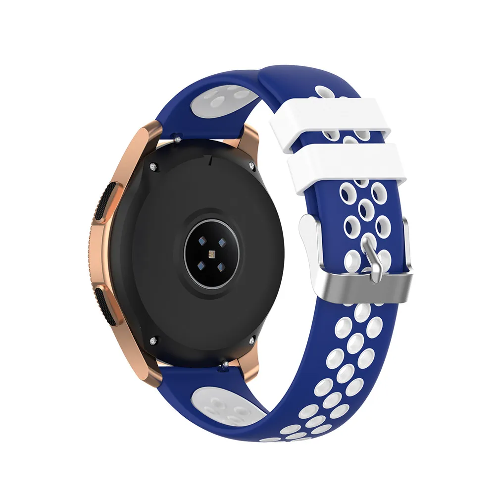 20 мм силиконовый браслет для Garmin Vivoactive 3/HR для Ticwatch 2/E/C2 для samsung gear R600/Galaxy Watch R815 Смарт-часы