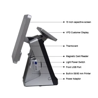 lottery pos system wth vfd printer pos machine for retailers 15 inch touch screen pos terminal