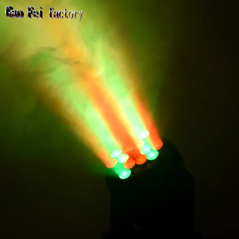 18 18x3 Вт RGB светодиодный мини-светильник движущаяся луч светильник s Китай светильник для dj светильник
