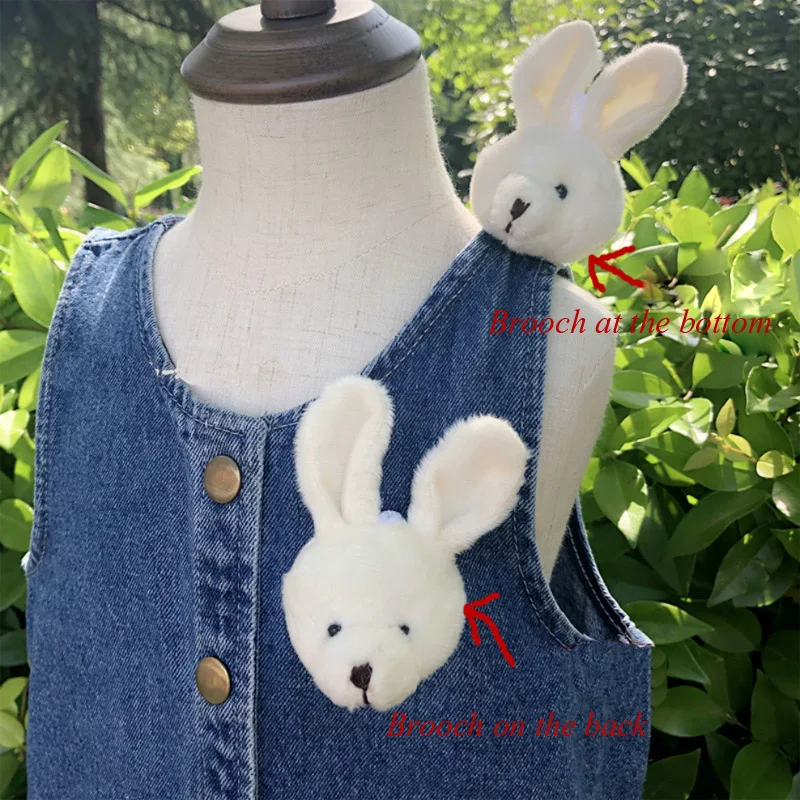 50 шт./лот Kawaii Mini 7 5 см плюшевые игрушки кролик голова мягкие животные Маленькая