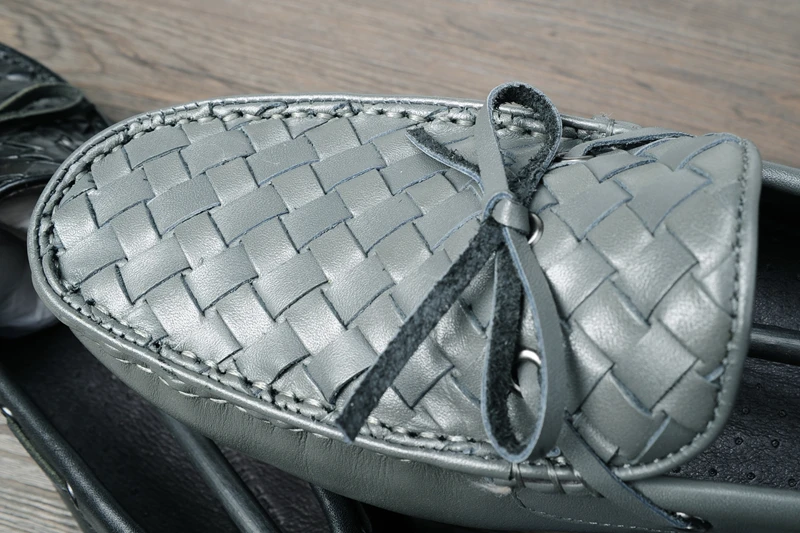 

Men's Flats Shoes Slip On Loafers Geunine Leather Plus size 38-45 Bullock Tassel Man Oxfords Driving Shoes Mens casual Shoes