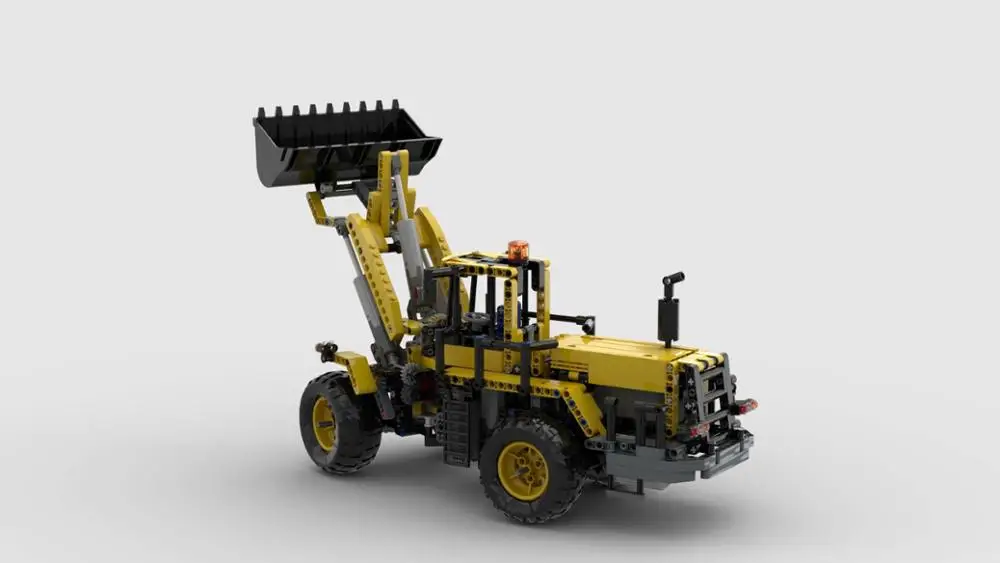 Технологический строительный блок RC погрузчик MOC-53796 DIY сборка и конструкция игрушки на день рождения для детей модель на.