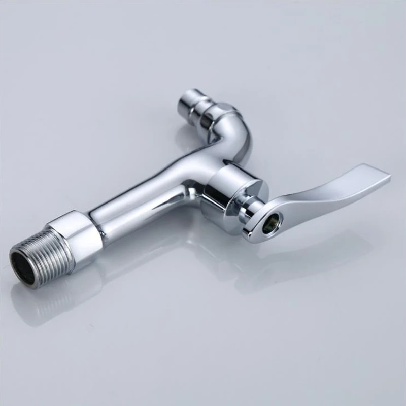 High Quality Brass Kitchen Bathroom Sink Tap Mop Pool Water Taps 17cm Long Outdoor Garden Faucet Washing Machine Bibcock | Обустройство