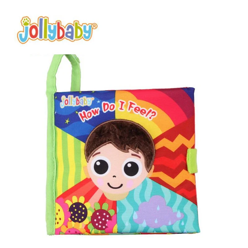 Тканевые книги Jollybaby в виде совы и лошади обучающая игрушка для детей на