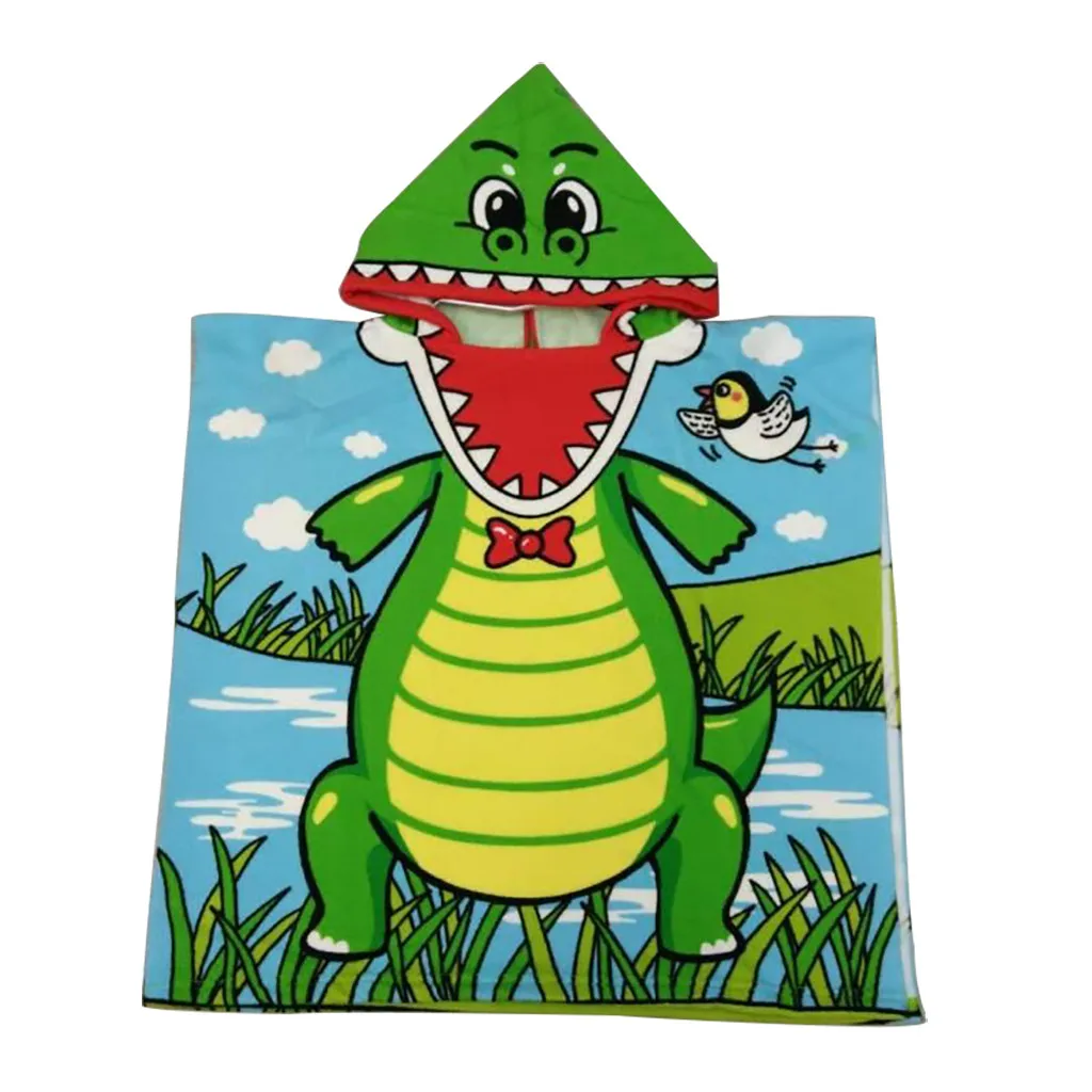 40 ^ От 1 до 12 лет банный халат пляжное банное полотенце с капюшоном для малышей