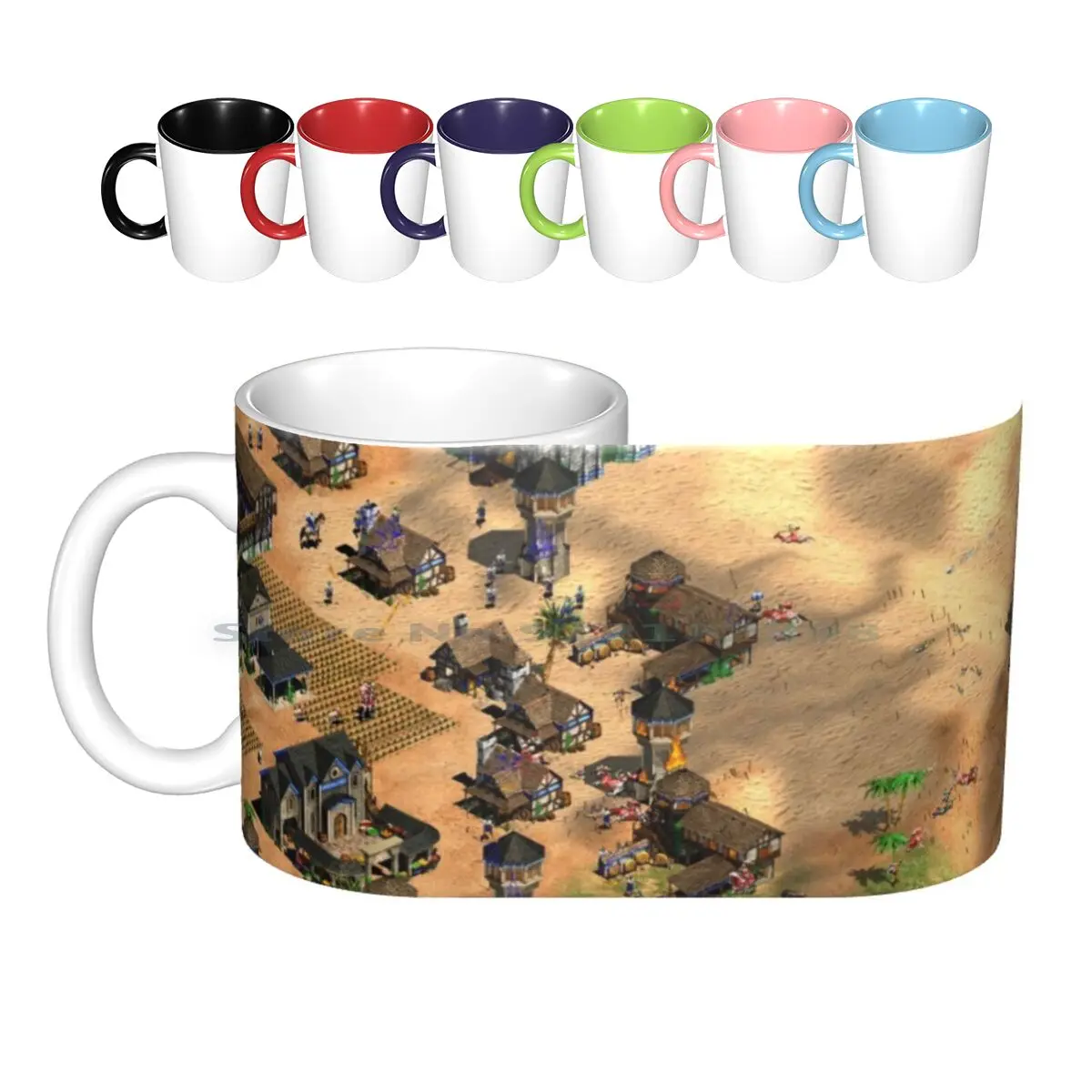 

Age Of Empires Battle Cup Ceramic Mugs Coffee Cups Milk Tea Mug Age Of Empires Gaming Christmas Nerd Vintage Hipster Computer
