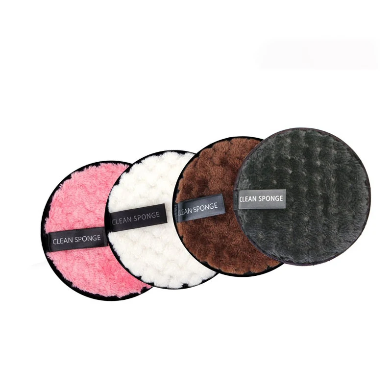 

3PCS Reusable Makeup Remover Pads Cotton Wipes Microfiber Make Up Removal Sponge Cotton Cleaning Pads Tool