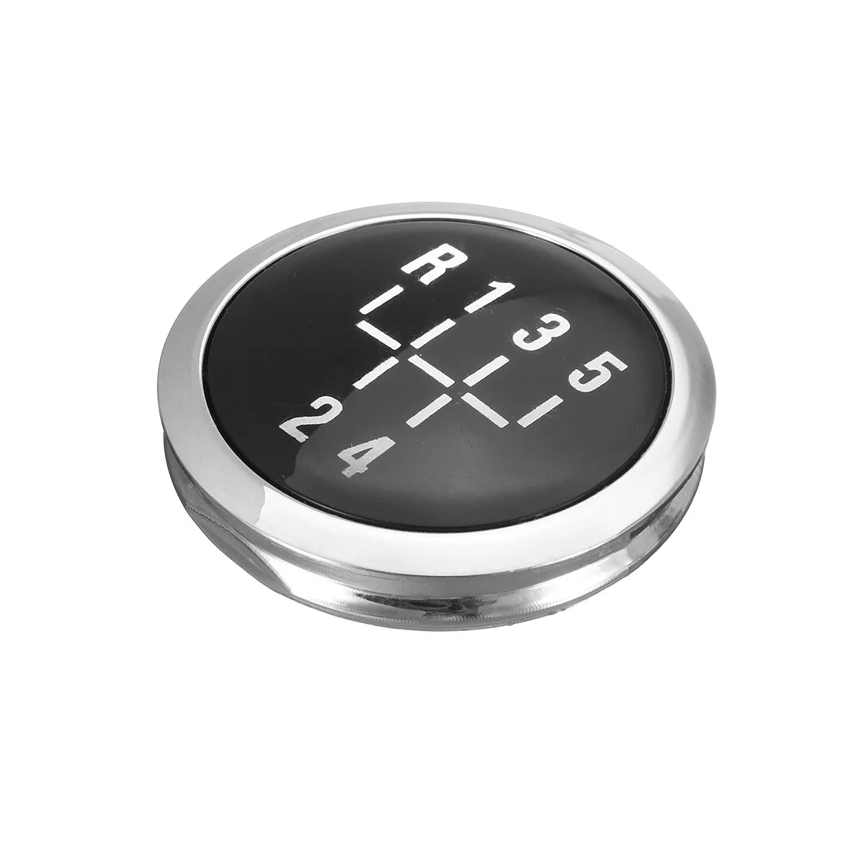 5 скоростная Автомобильная черная ручка переключения передач хромированная