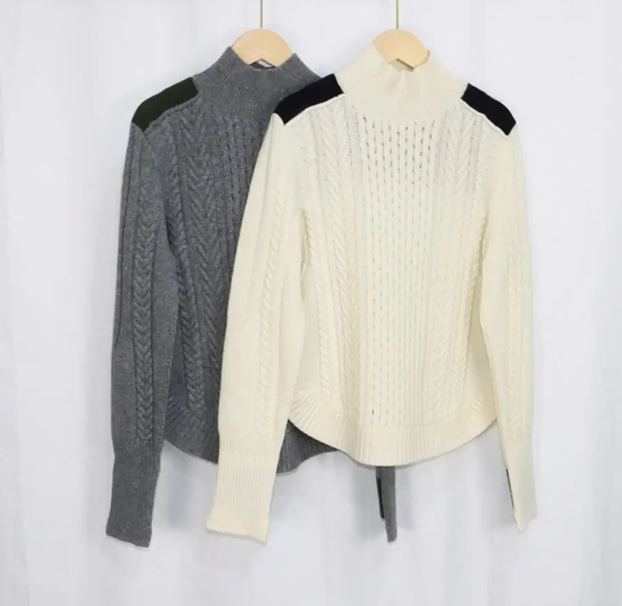 100% кашемировые зимние пуловеры с вышитыми буквами женский свитер Женский