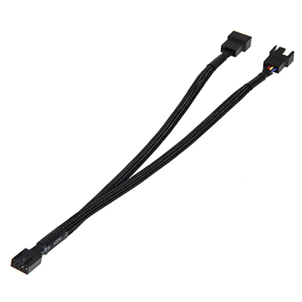 

4 Pcs 4Pin PWM To Dual PWM Computer Case Fan Power Y-Splitter Adapter Cable