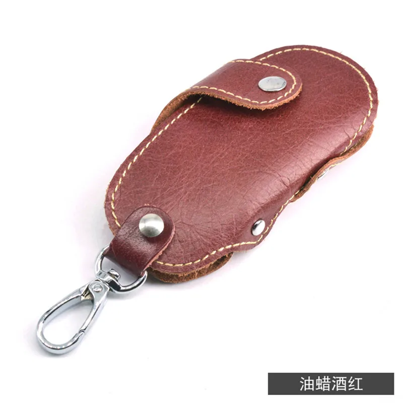 Чехол для ключей из натуральной бычьей кожи мужчин и женщин|Ключницы| |