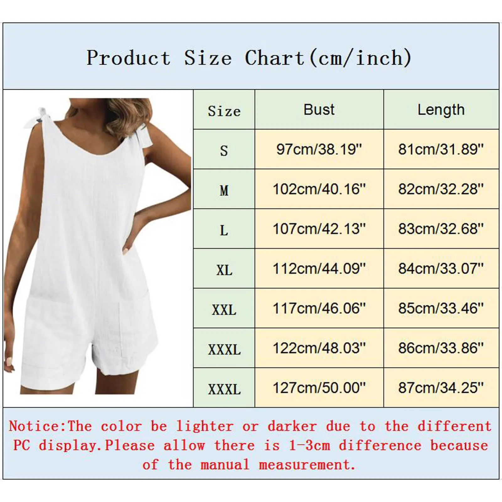 

Women Rompers Summer Casual Loose Sleeveless Jumpsuit Solid Big Pocket Suspenders Bib Short Pants Wide Leg Playsuits Overalls
