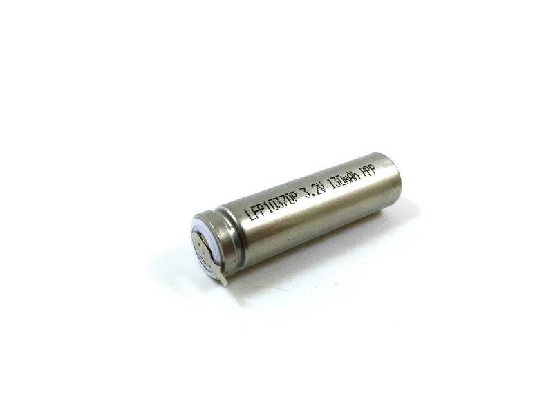 LiFePo4 10370 3 2 V 130mAh с вкладкой подключения для IQOS электронная сигарета 10C 20C запасная