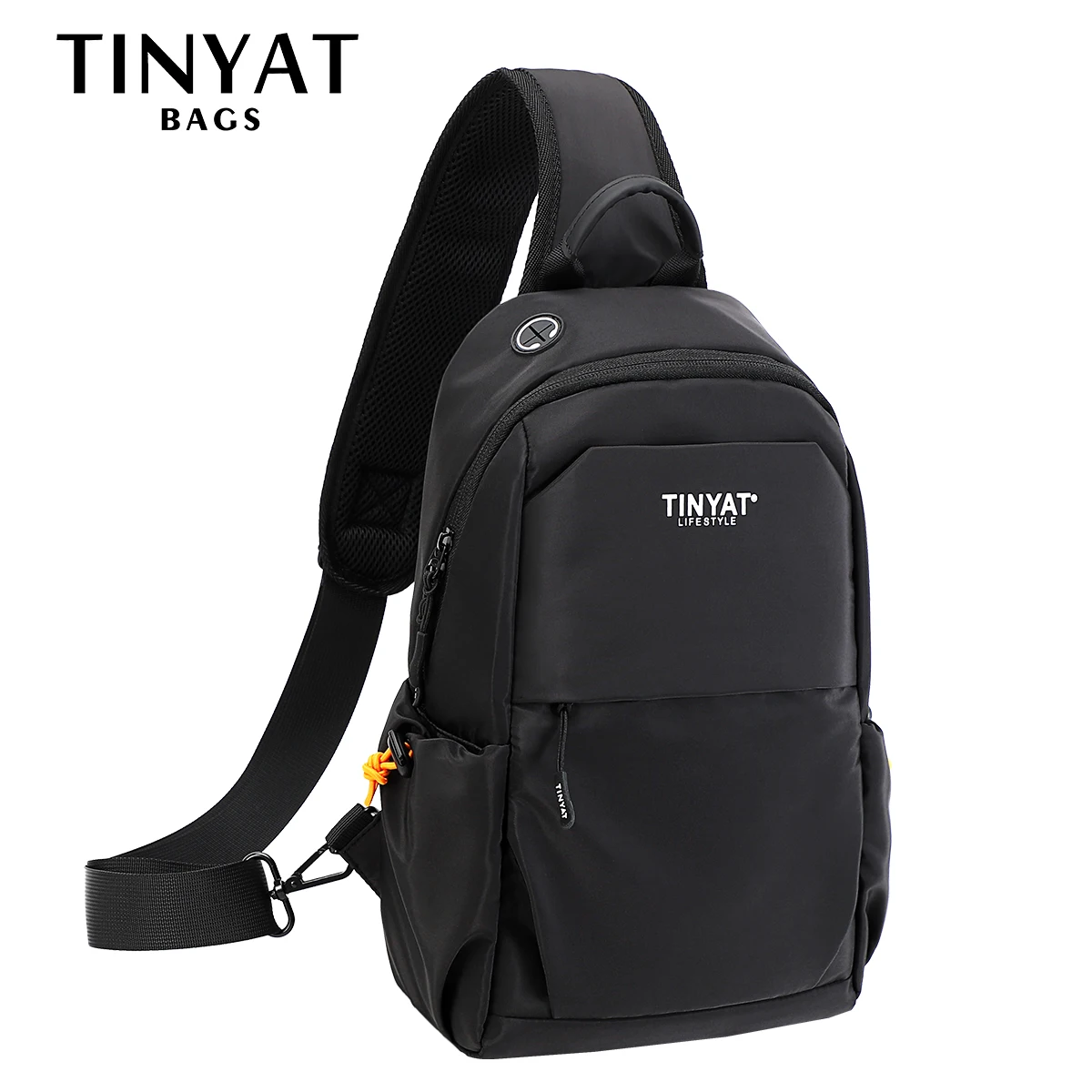 

Рюкзак TINYAT для мужчин, сумка через плечо с защитой от кражи, сумка через плечо для планшета 9,7, Повседневная нагрудная сумка, новая мужская во...