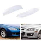 Для Mazda 6 2003- 2008 светодиодный фары автомобиля Защита объектива лампы крышка фары стеклянные фары крышка объектива яркий корпус Стайлинг автомобиля