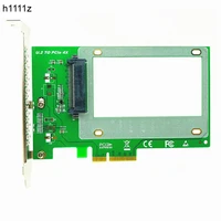 pcie riser u 2 to pci express3 0 x4 adapter interface gen3 transfer card x99 hard drive computer components expansion for server