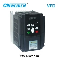 variable frequency inverters 380v 4kw5 5kw 3 phase input and three output 50hz60hz ac drive vfd frequency inverter