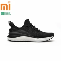 original xiaomi mijia sneakers 4 mens outdoor sports uni moulding 4d fishbone lock system knitting upper men running shoes
