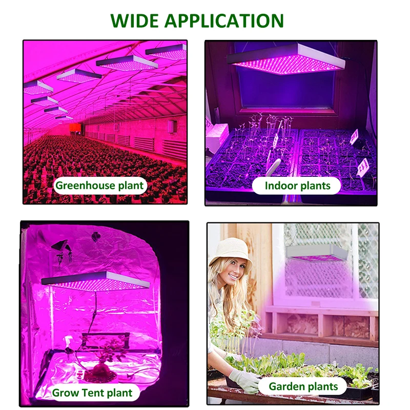 Фитолампа светодиодная полного спектра для выращивания растений 1000 Вт 800