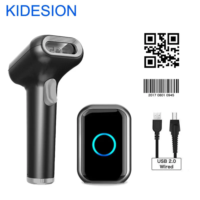 Высокоскоростной сканер штрих кода 2D и 1D QR индукционный с подставкой|Сканеры| |