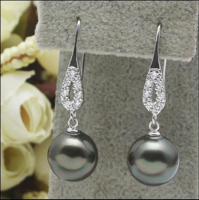 New 1101+++ Long ear hook Natural Oyster Shell Pearl Earrings Fashion temperament | Украшения и аксессуары
