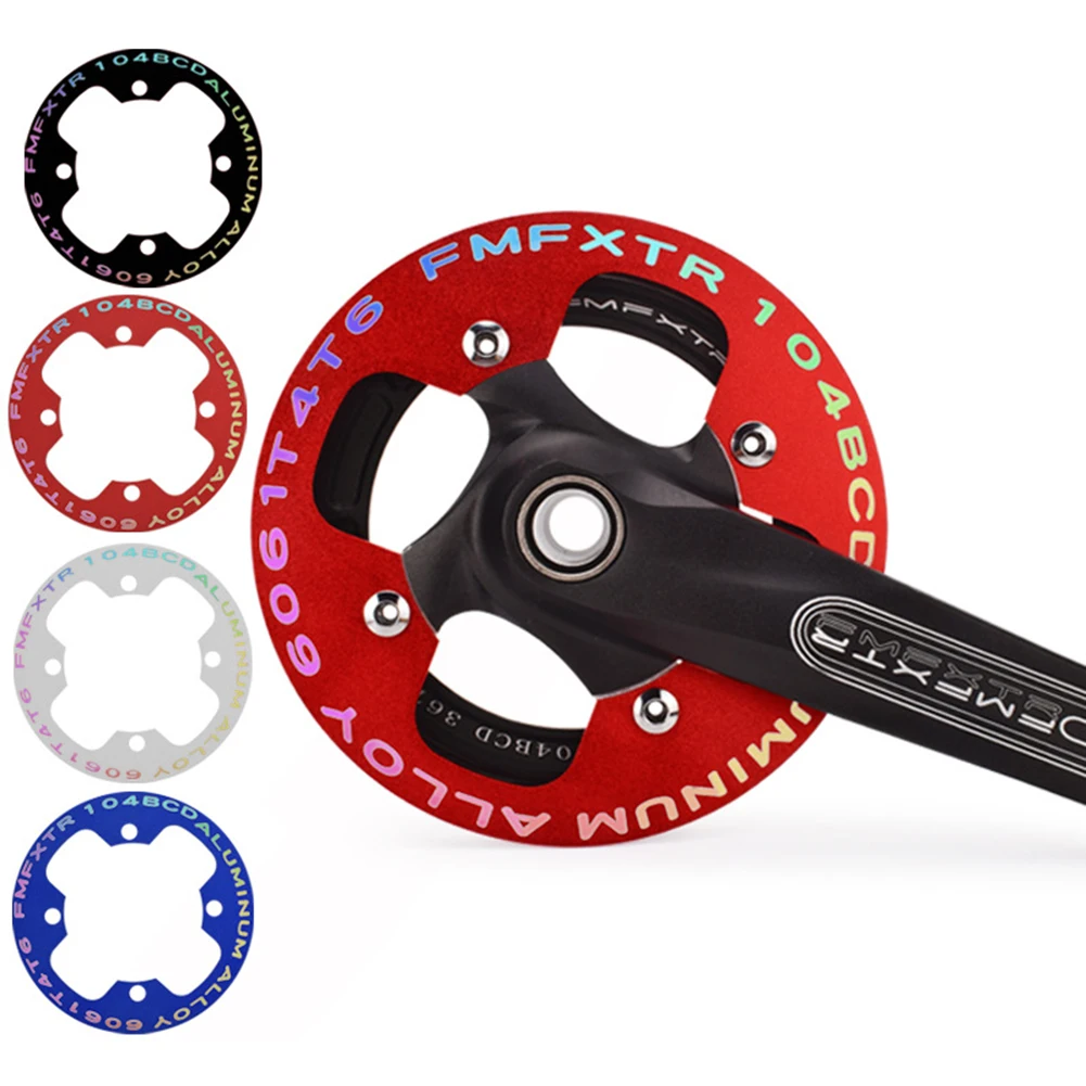 

Driveline Crank Chain Guard Road Bike 42T BCD 104mm Cycling Folding Bike Parts Bike Chain Wheel Protection Guard Plate