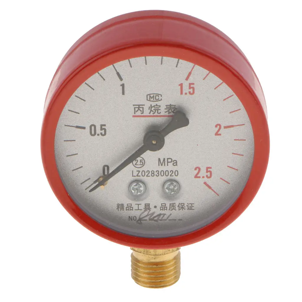 

1Pcs Oxygen Pressure Reducer Flowmeter Gas Gauges 0-2.5Mpa/0-25Mpa New
