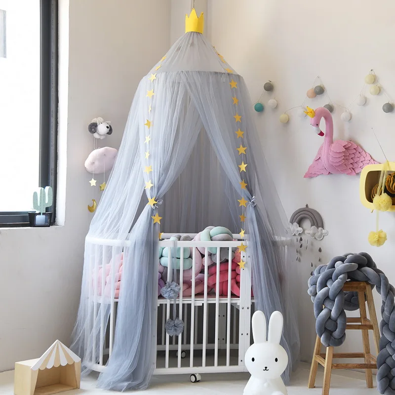 Hanging Mosquito Net Newborn Tent Canopy Children Bedding Round Mosquito Net For Baby Room Decor