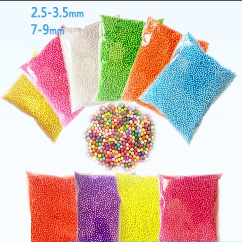 

Polystyrene Styrofoam Balls Bottle DIY Snow Mud Particles Accessories Slime Balls Mini Tiny Foam Beads Foam Filler