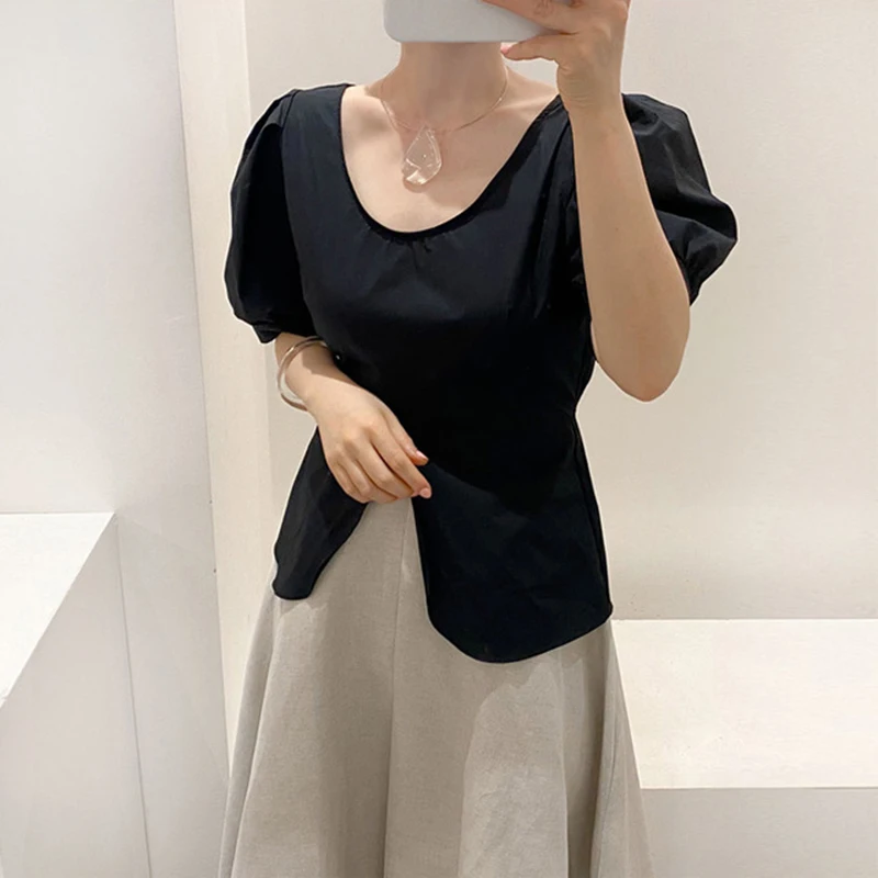 

Комплект из двух предметов для женщин юбка 2021 летние шорты с длинным рукавом блузки и высокой талией, а-силуэт, винтажные длинные юбки для да...