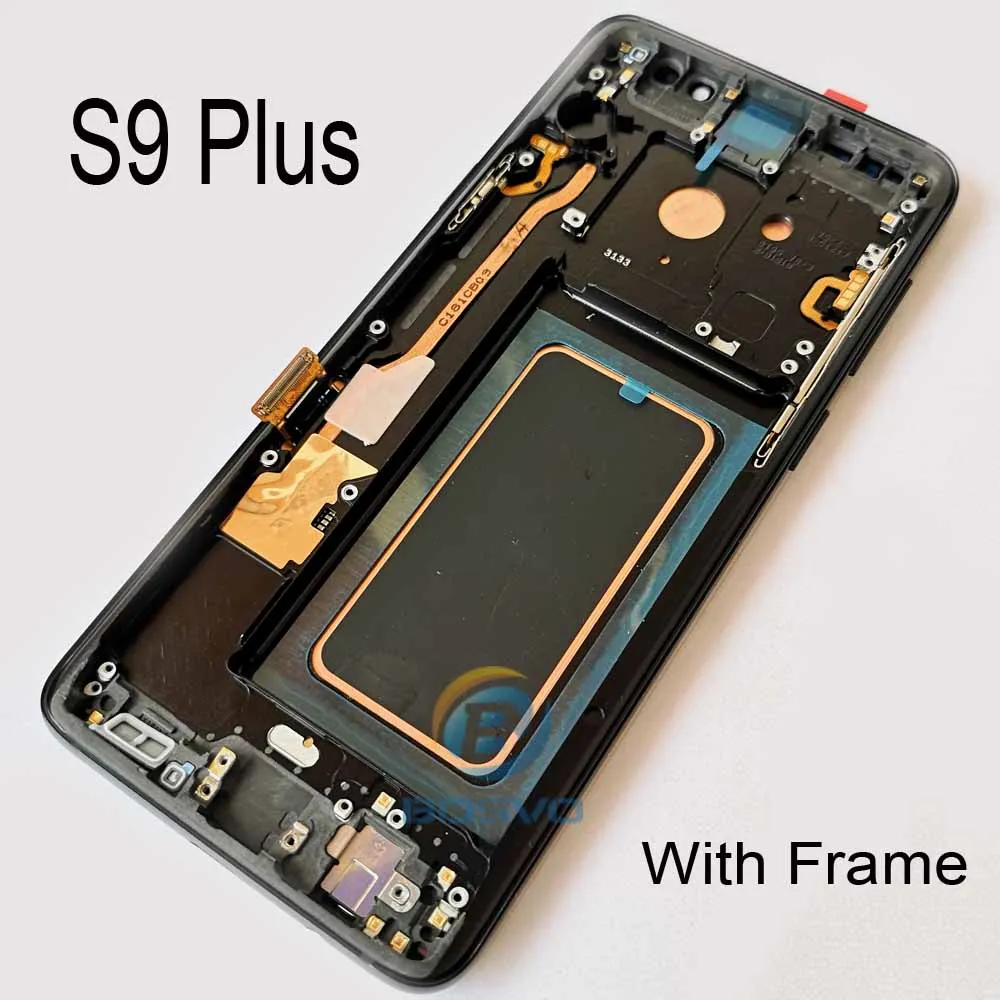 Для samsung S9 G960 ЖК-экран S9 Plus G965 дисплей с сенсорным дигитайзером с рамкой в сборе