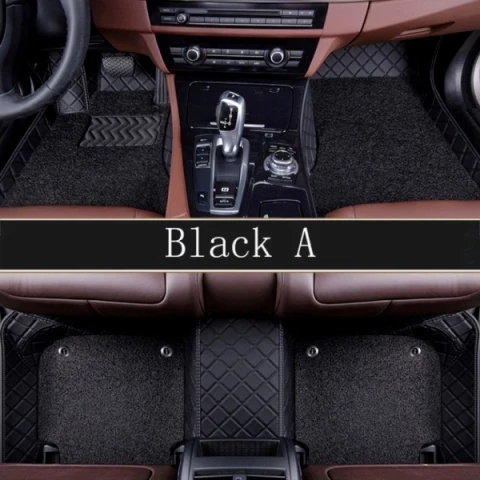 Black A Автомобильные коврики для Infiniti esq Nissan Juke аксессуары 5D автомобильный Стайлинг тяжелых ковров ковер чехол вкладыши - Название цвета: Black A